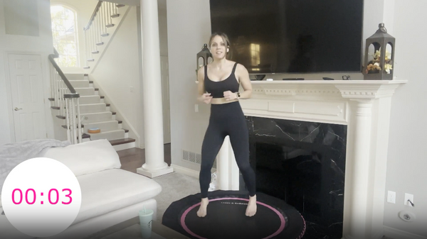 TABATA REBOUNDING | Quick & Intense Rebounder Workout