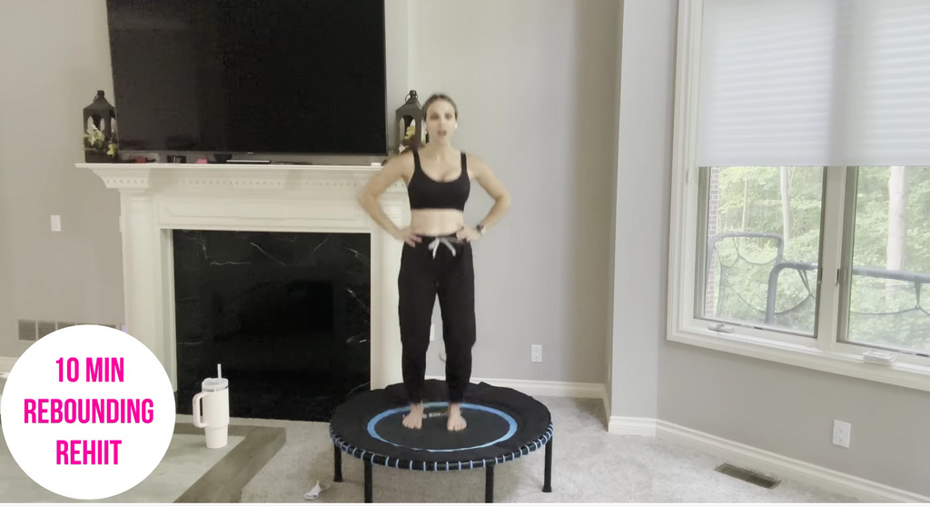 10 MIN TRAMPOLINE REBOUNDING WORKOUT