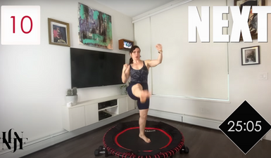 30 Min Rebounder Workout | HIIT Cardio thumbnail