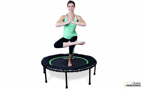 Green Rebounder Dynamic Bounce Hex Mini Trampoline Spring Free Bungee with  Handle - Purple Palm Agency