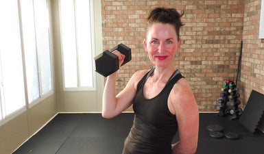30 Minute Full Body Circuit and 30 Minute Barefoot Sculpt with Angie Fitness thumbnail