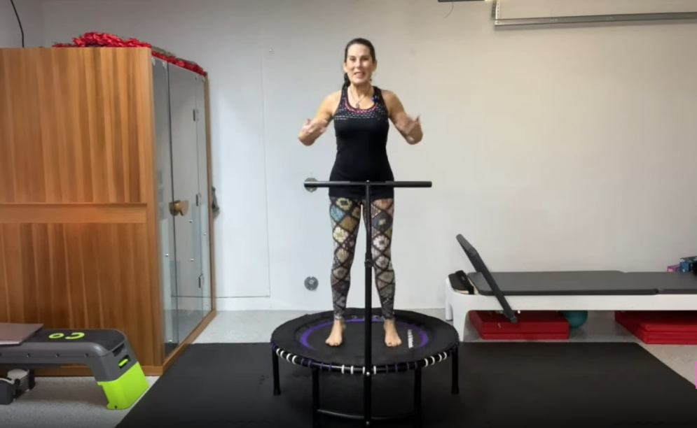 10-Minute Beginner Rebounding Workout For A Toned Body