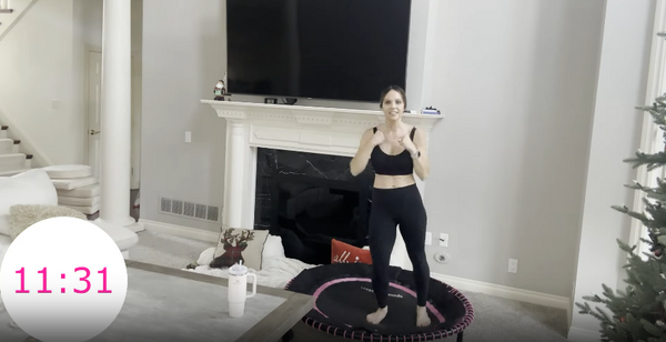 15-Min Rebounder Workout: Full-Body Cardio & Strength