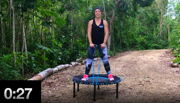 Rebounding Arms & Medium Resistance Bands