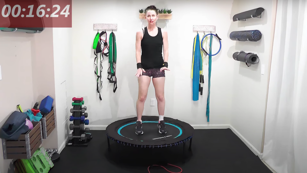 40-Min Rebounder Workout: Full-Body Cardio & Toning