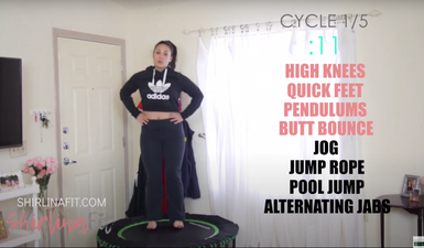 CARDIO WORKOUT | GET FIT WITH ME - DAY 24 HOME WORKOUT thumbnail