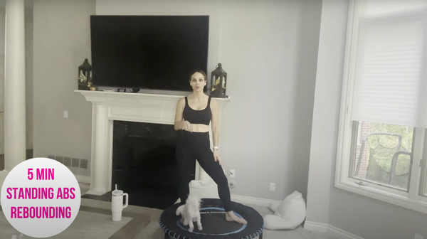 5 MIN REBOUNDER WORKOUT | Cardio & Core Training