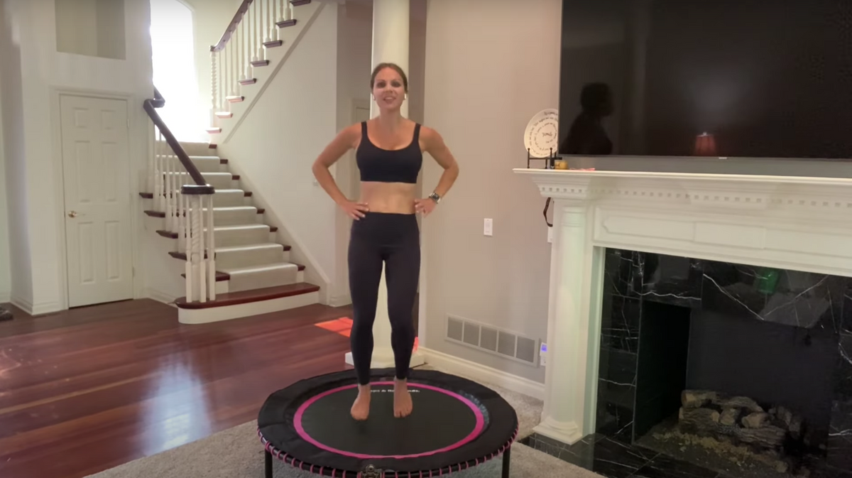 5000 Steps in 30 Min: Home Rebounder Calorie Burn Workout