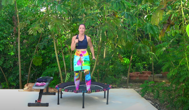40 mins Advanced Booty Band & Weights Rebounding Body Blast thumbnail