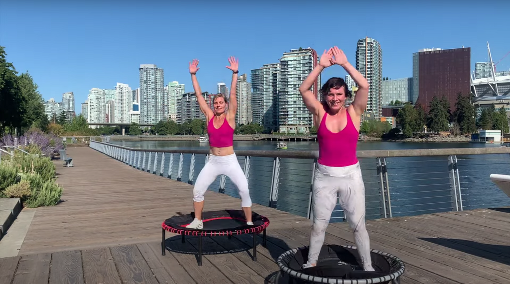 Mini Trampoline HIIT Cardio Workout // 30 Mins