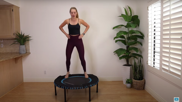 10 Min Beginner Mini Trampoline | Low Impact Cardio