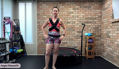 Rebounding Power Walking Routine To Help You Walk 1.5 Miles thumbnail