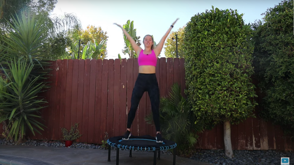 5 Min Morning Rebounder Workout