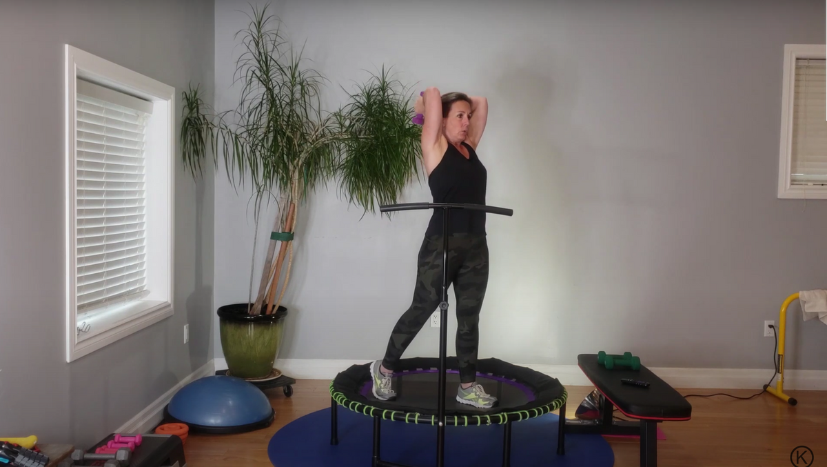 15 Minute Trampoline Workout for a Full-Body Burn | FUN