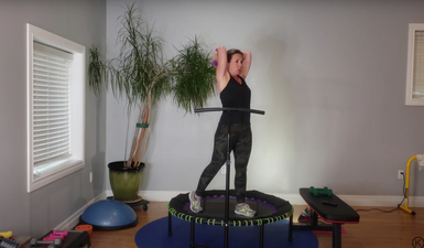15 Minute Trampoline Workout for a Full-Body Burn | FUN thumbnail