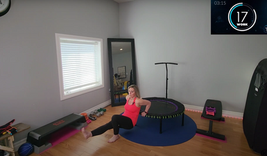 Ultimate Rebounder Workout | On and Off Rebounder | Full Body thumbnail