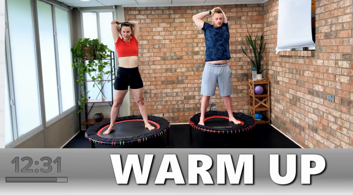 Power-Up Your Fitness: Rebounding Cardio Strength Quick Circuit with Rob