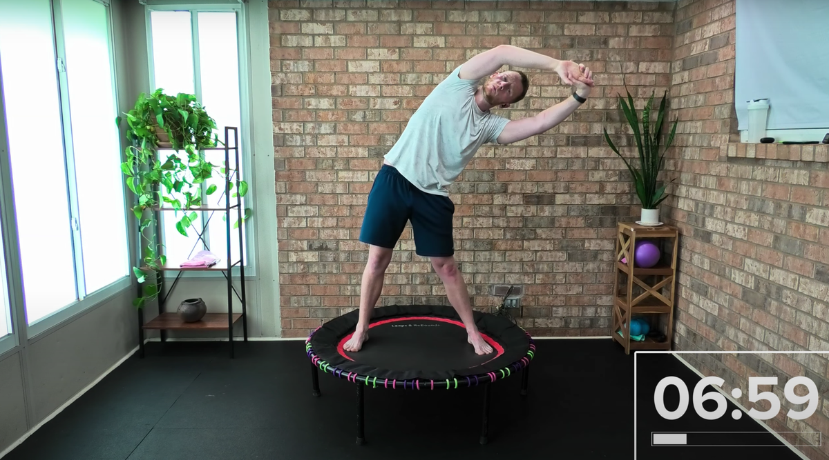 Bounce & Breathe: Rebounding Yoga for Stress-Free Detox With Rob
