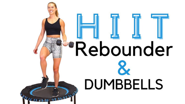 30 Min HIIT Trampoline & Dumbbells