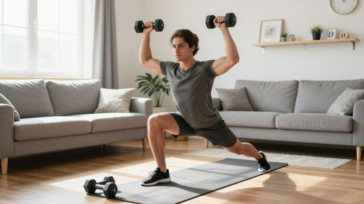 Your Ultimate Full Body Workout Routine at Home with Dumbbells – Leaps ...