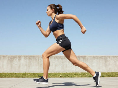 Person doing cardio exercise for weight loss.
