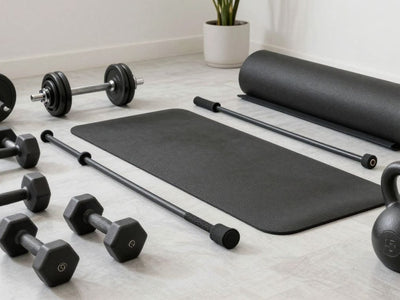 Fitness equipment in a gym
