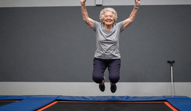 86-Year-Old Helen's Fitness Triumph: From Cane to Trampoline in Four Months thumbnail