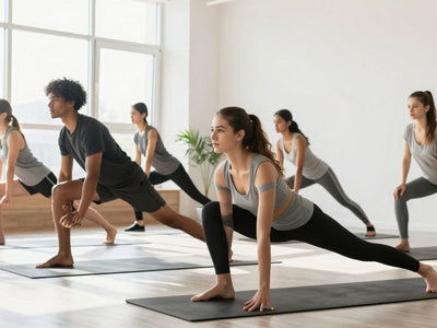Students exercising, promoting health and academic success.