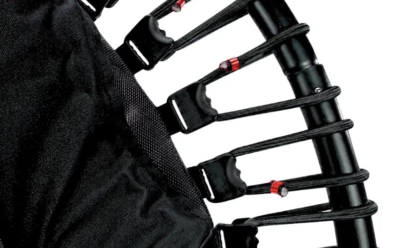 Firm Black Bungees on a rebounder