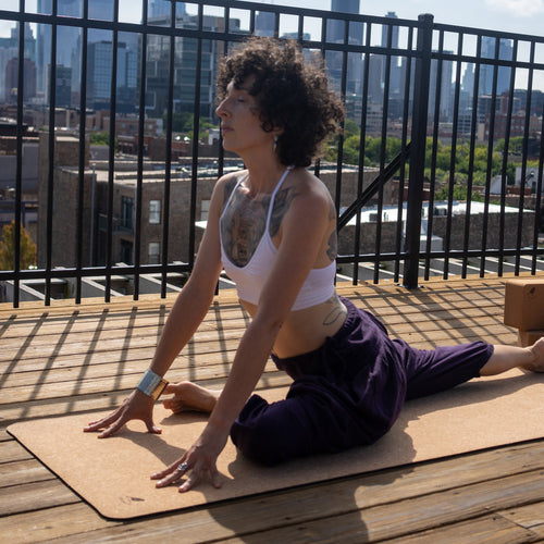 Cork Yoga Mat “The Imperial Eagle”