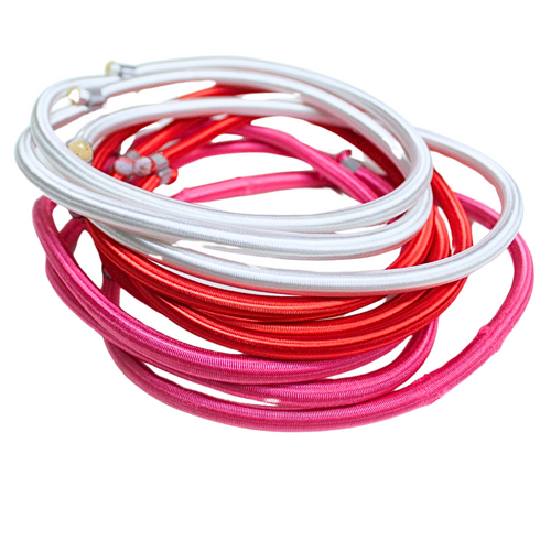 Valentine Bungees | Red, White & Pink Trampoline Bungees