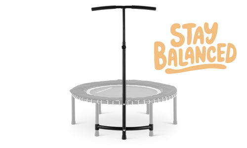 Adjustable Stability Bar for Fitness Rebounder (Mini Trampoline)