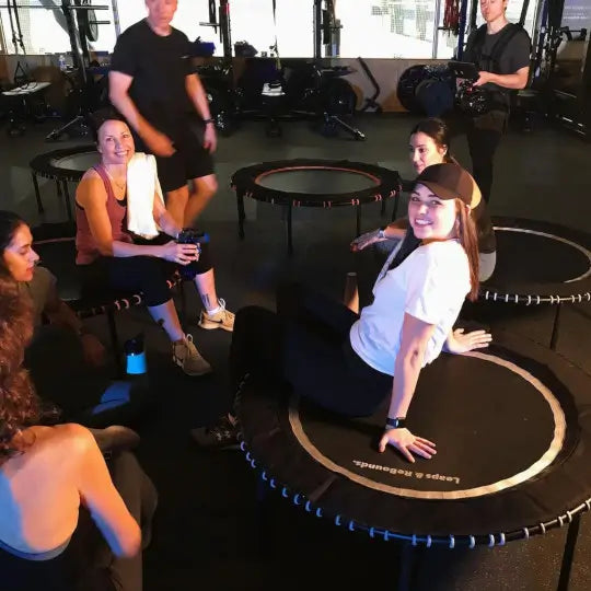 Customer enjoying their daily bounce routine