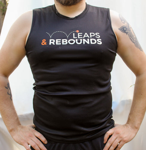 Leaps & Rebounds Fitted Logo T-Shirt for Men & Women