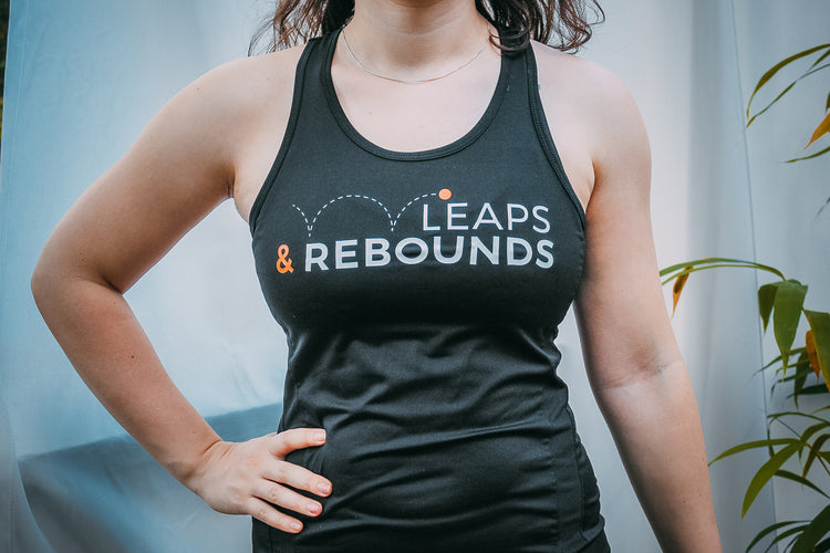 Leaps & Rebounds Fitted Logo T-Shirt for Men & Women