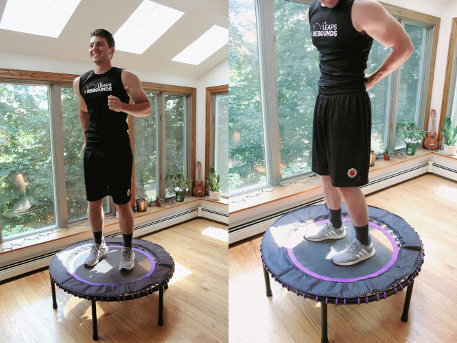 Leaps and Rebounds Mens Shorts | Mini Trampolines and Fitness Rebounders