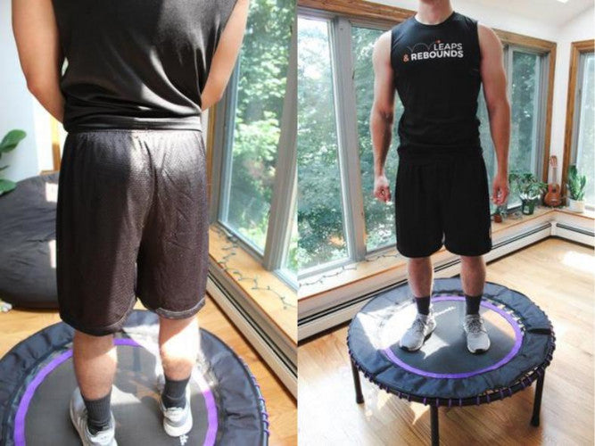 Leaps and Rebounds Mens Shorts | Mini Trampolines and Fitness Rebounders
