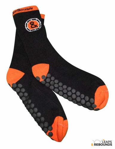Leaps and Rebounds No-slip Grip Socks | For All Rebounders And Exercise Trampolines
