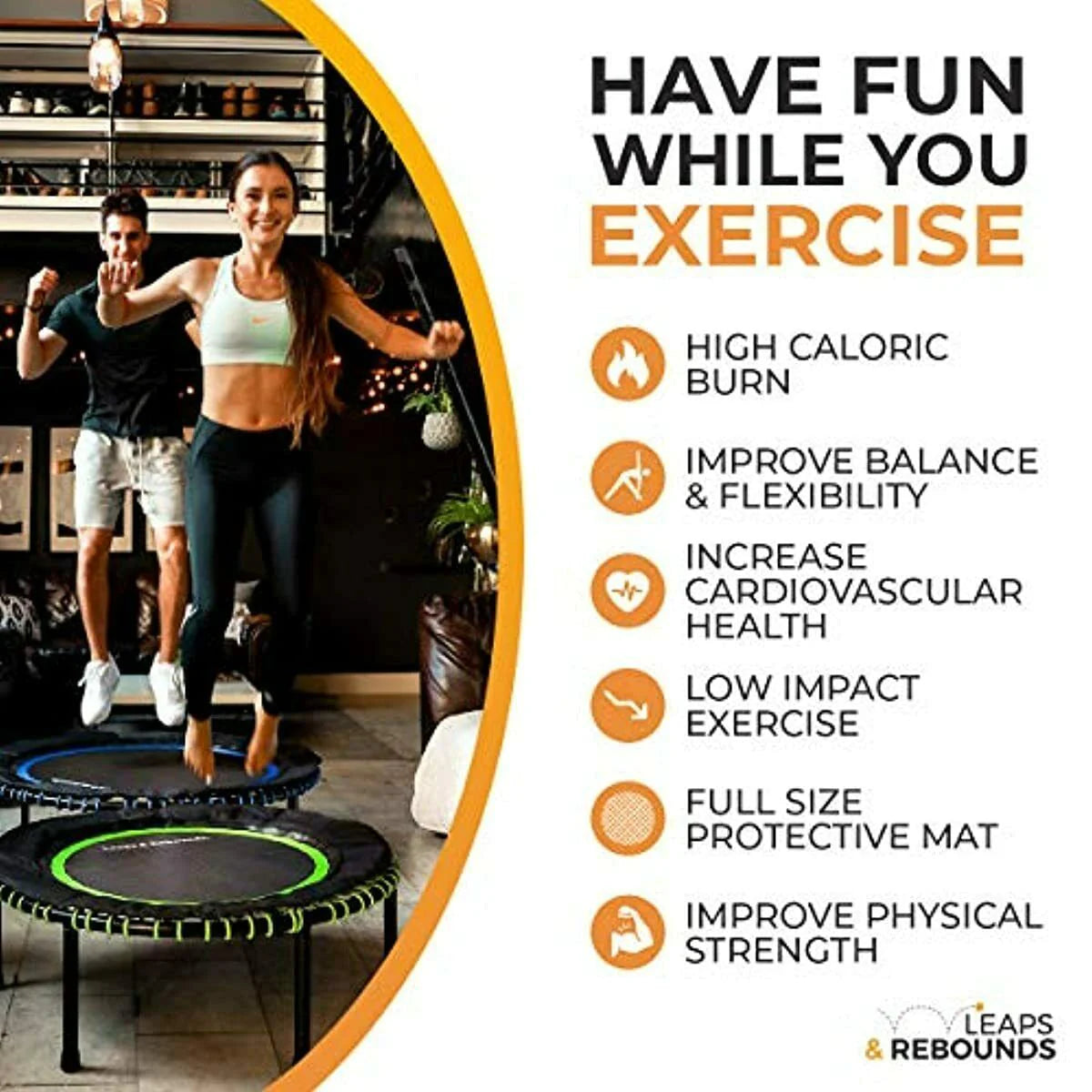 Rebounding Exercise Infographic